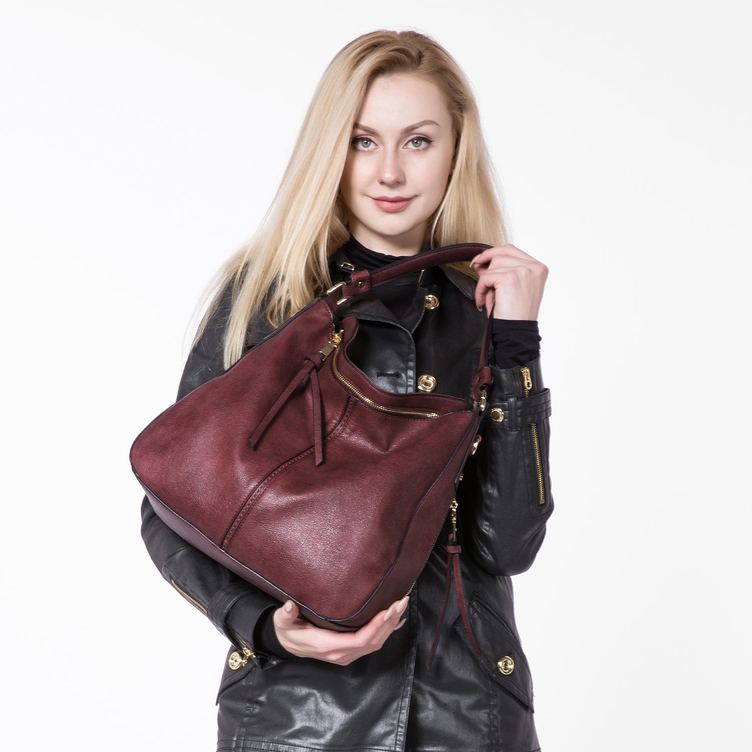 Bolsa Feminina de Couro Tiracolo Transversal ChicBelle