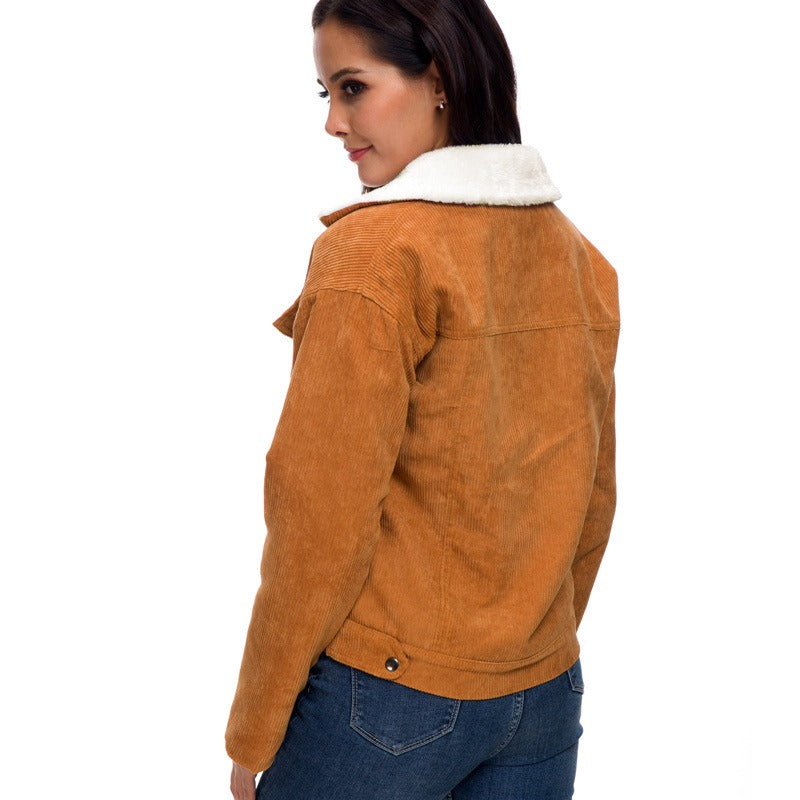 Jaqueta Feminina Forrada Velluvie