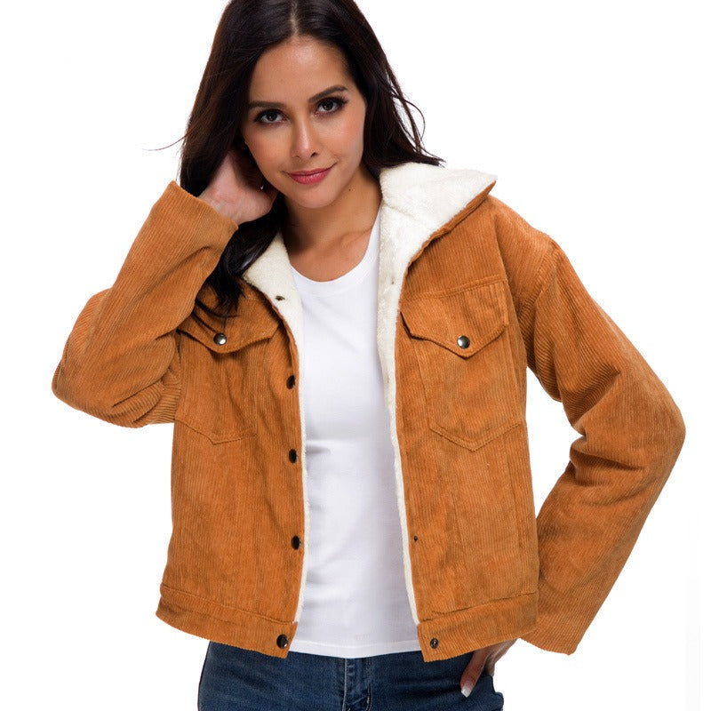 Jaqueta Feminina Forrada Velluvie