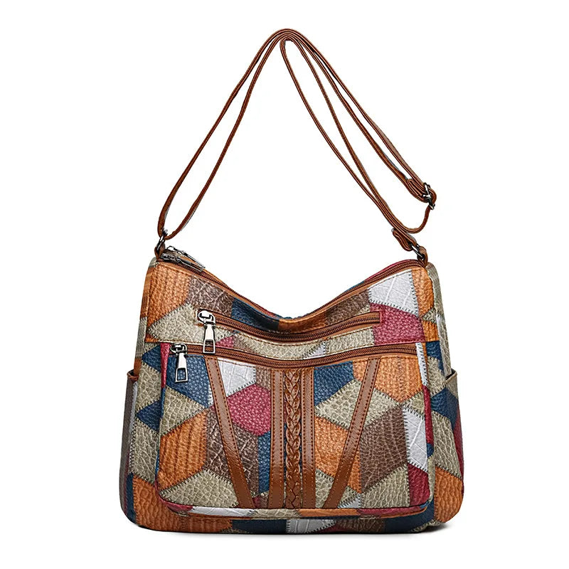 Bolsa Feminina de Couro Tiracolo transversal SayVelluto