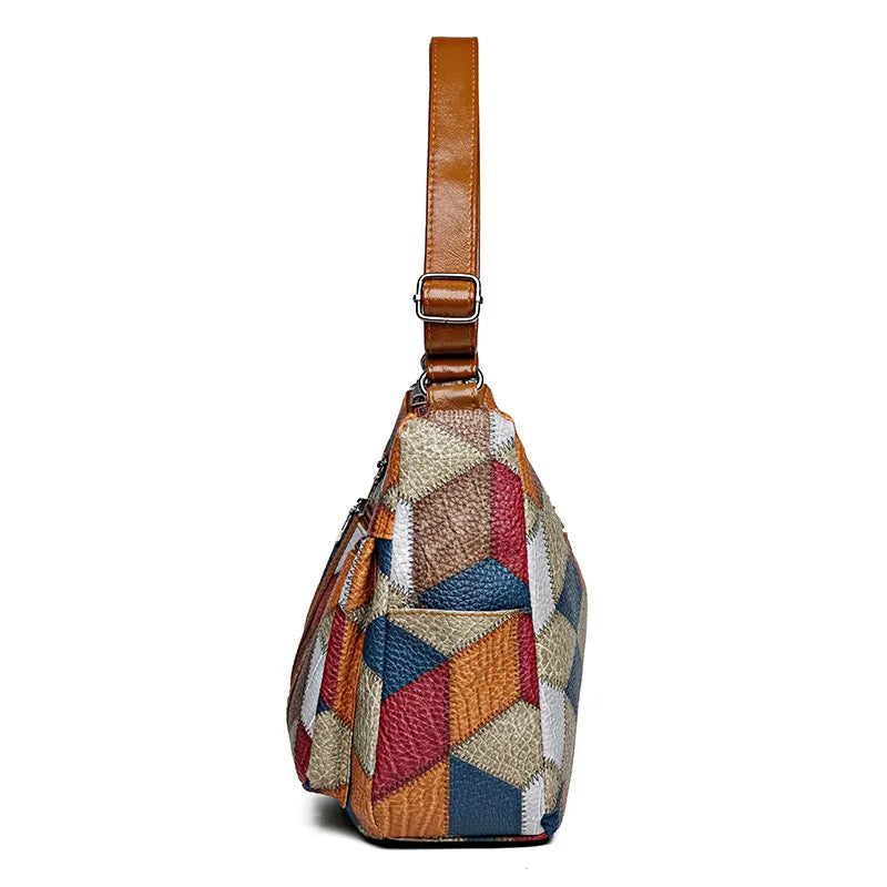 Bolsa Feminina de Couro Tiracolo transversal SayVelluto