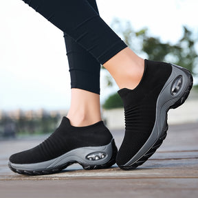 Tênis Ortopédico Feminino Preto Vitta Confort