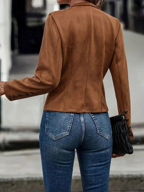 Jaqueta de Camurça Feminina Avellonie