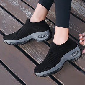 Tênis Ortopédico Feminino Preto Vitta Confort