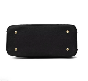 Bolsa de Couro Genuíno roxa Dália Lux com design árabe luxuoso e presença sofisticada