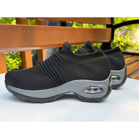 Tênis Ortopédico Feminino Preto Vitta Confort